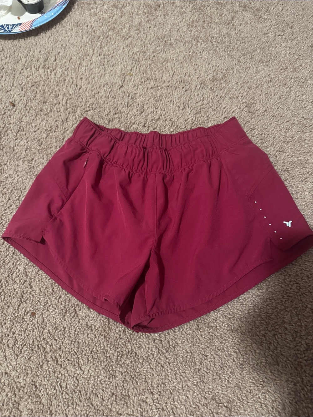 Old Navy Maroon Athletic Shorts